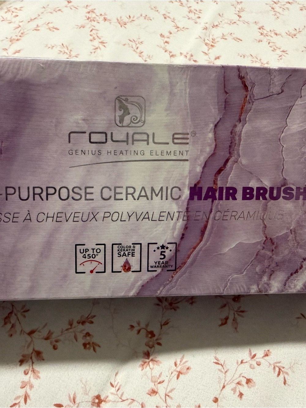 All-Purpose Ceramic Hair Brush - Purple